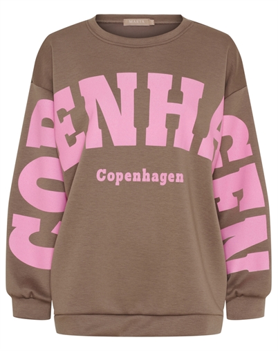  Marta du Chateau - MDChibiscus Sweatshirt - Fango